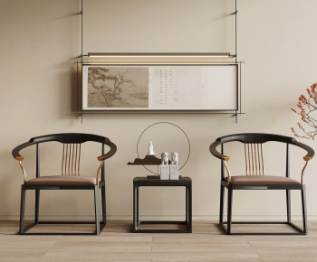 New Chinese Style Lounge Chair-ID:147396095