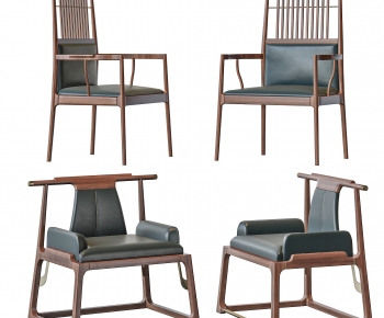 New Chinese Style Lounge Chair-ID:149334913