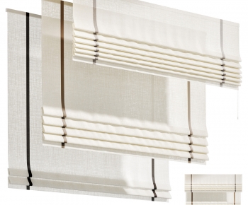 New Chinese Style Roman Curtain-ID:165584093