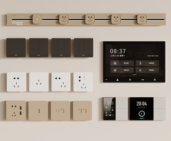 Modern Switch Socket Panel-ID:182471044