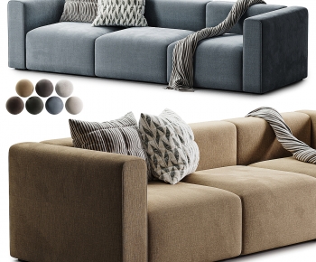 Modern Three-seat Sofa-ID:958617937