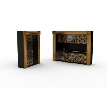 European Style Kitchen Cabinet-ID:695820095