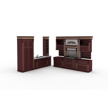 European Style Kitchen Cabinet-ID:526972061