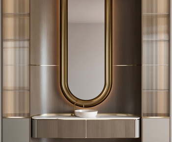 Modern Bathroom Cabinet-ID:385792971