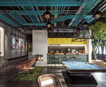 Industrial Style Office Tea Room-ID:204400065