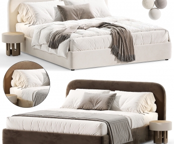 Modern Double Bed-ID:452476024
