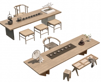 New Chinese Style Tea Tables And Chairs-ID:281697998