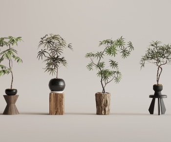 Modern Ground Green Plant Potted Plants-ID:466680595