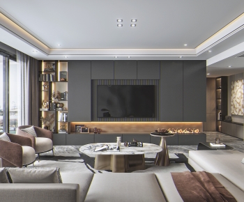 Modern A Living Room-ID:178780084