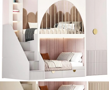 Modern Bunk Bed-ID:478393082