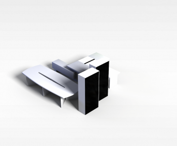 Modern Office Desk And Chair-ID:186383964