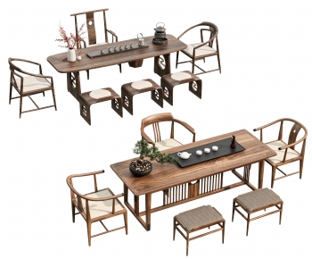 New Chinese Style Tea Tables And Chairs-ID:568939922