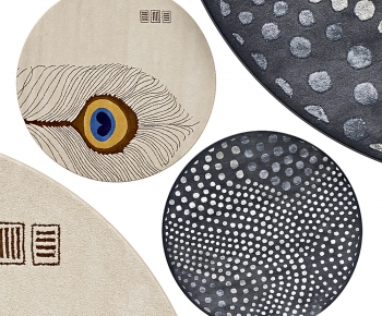 Modern Circular Carpet-ID:334395895