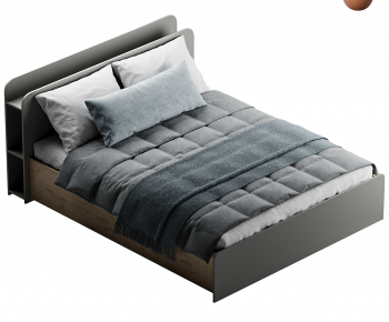 Modern Single Bed-ID:555341015