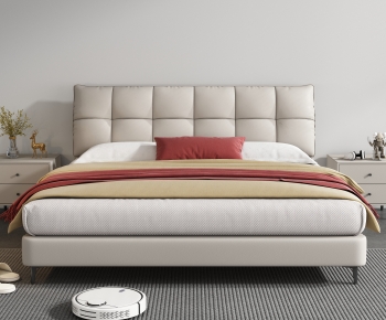 Modern Double Bed-ID:401001065