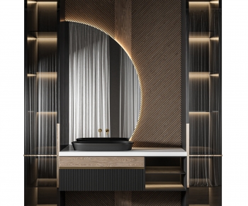 Modern Bathroom Cabinet-ID:278842931