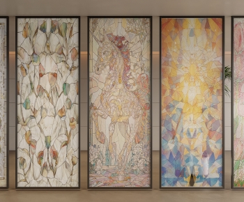 Modern Glass Screen Partition-ID:216743951