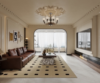 French Style A Living Room-ID:941590077