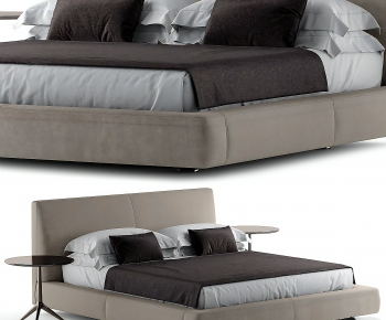 Modern Double Bed-ID:758822921