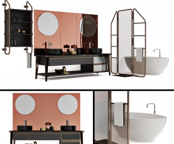Modern Bathroom Cabinet-ID:160397059