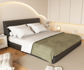 Modern Double Bed-ID:486947064