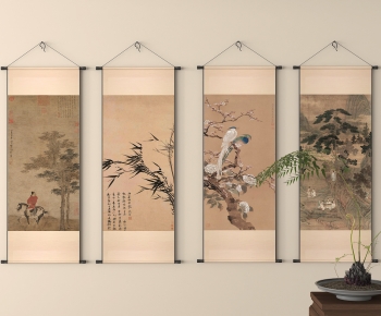 新中式装饰挂画组合-ID:972598082