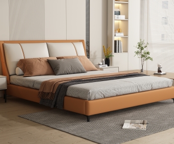 Modern Double Bed-ID:332417967