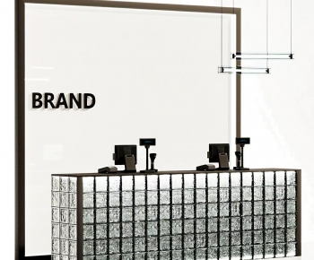 Modern Reception Desk-ID:733048928