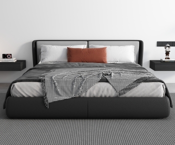 Modern Double Bed-ID:959862955