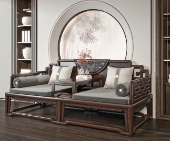 New Chinese Style Arhat Bed-ID:820559984