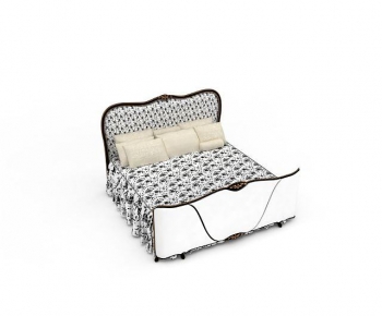 Simple European Style Double Bed-ID:232183934