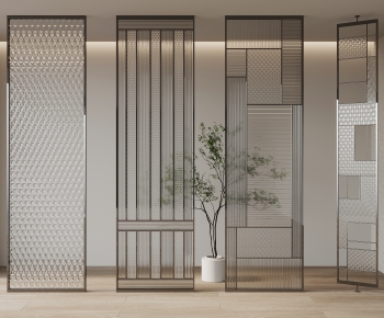 Modern Glass Screen Partition-ID:850125072