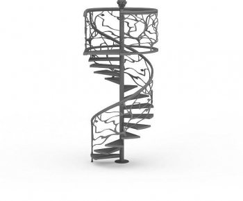 Modern Rotating Staircase-ID:524749828
