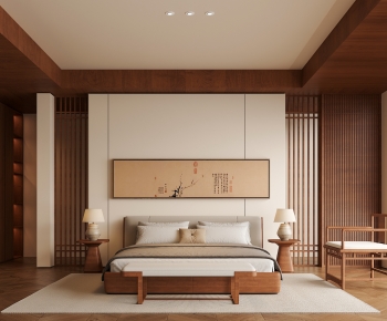New Chinese Style Bedroom-ID:174091107