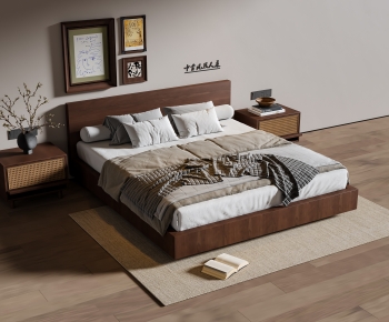 Modern Double Bed-ID:565516957