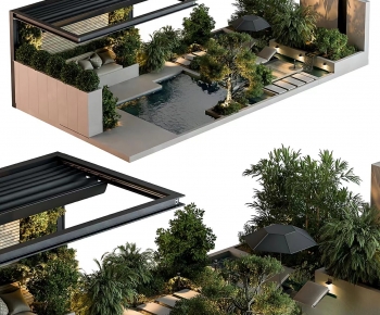 Modern Courtyard/landscape-ID:277599102