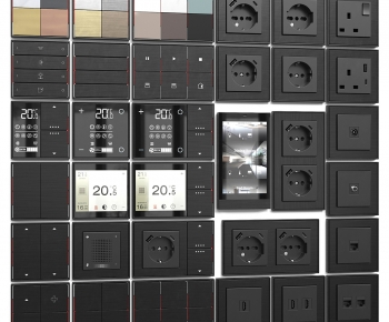 Modern Switch Socket Panel-ID:664938936