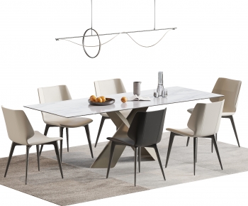 Modern Dining Table And Chairs-ID:675659264
