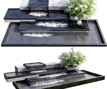 Modern Rockery Waterscape-ID:229331029
