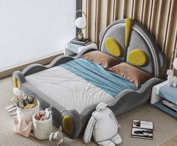 Modern Child's Bed-ID:139300825