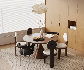 Modern Dining Table And Chairs-ID:400410895