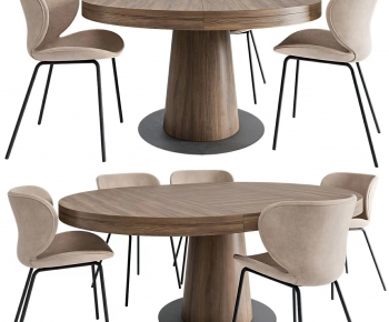 Modern Dining Table And Chairs-ID:743180048