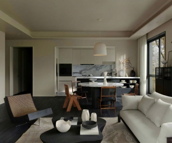 Modern A Living Room-ID:412153013