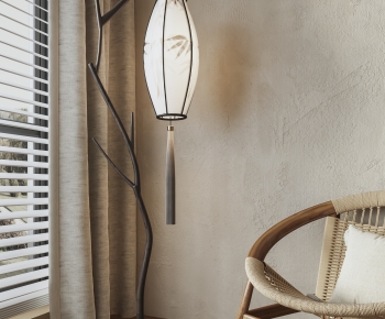New Chinese Style Floor Lamp-ID:918209081