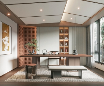 New Chinese Style Tea House-ID:523066041