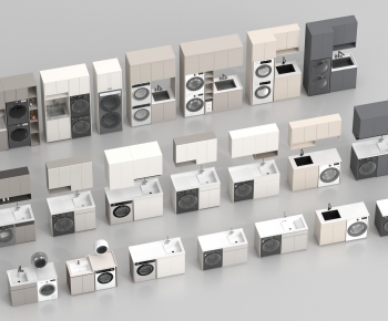 Modern Laundry Cabinet-ID:657820723