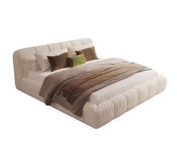 Modern Double Bed-ID:409306057