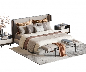 New Chinese Style Double Bed-ID:484623915