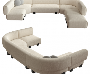Modern Curved Sofa-ID:394432073