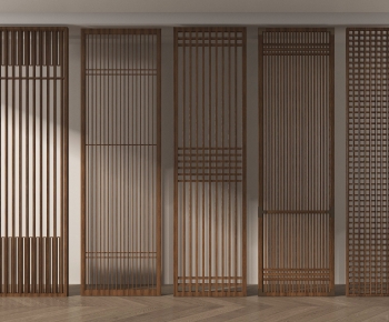 New Chinese Style Wooden Screen Partition-ID:864394902